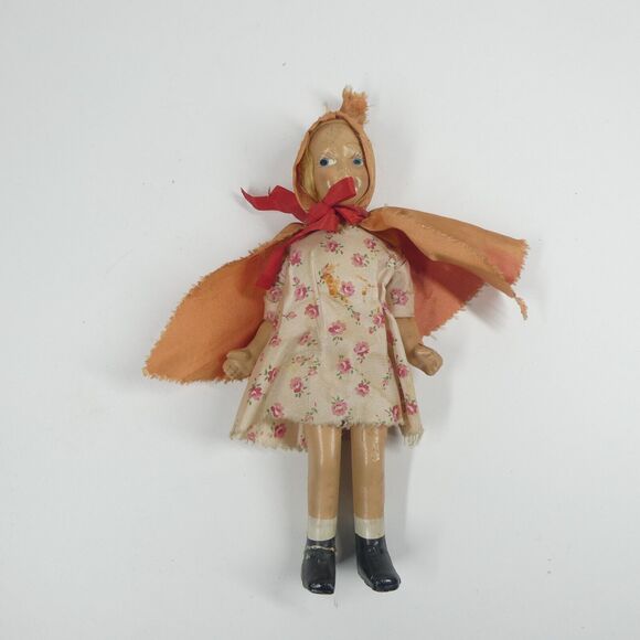 Antique Polish Dutch Maid Character Doll 8" Tall Vintage - Picture 1 of 8